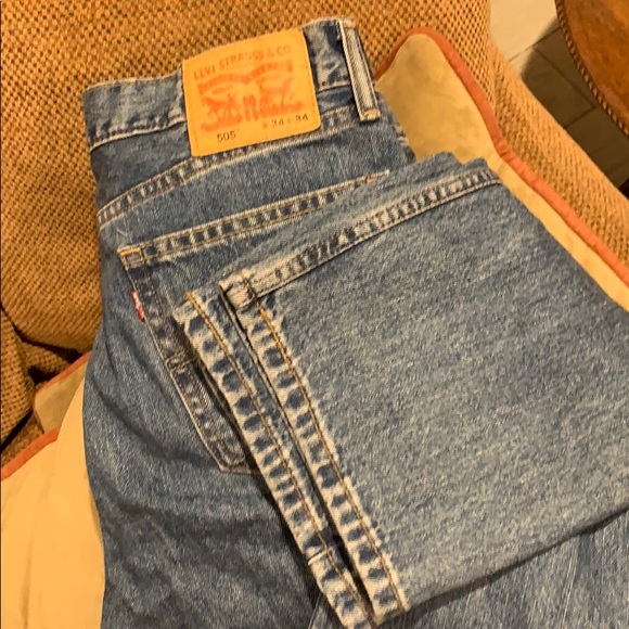 Levi’s Men’s 505 Jeans 34x34 - brand new - Picture 3 of 5